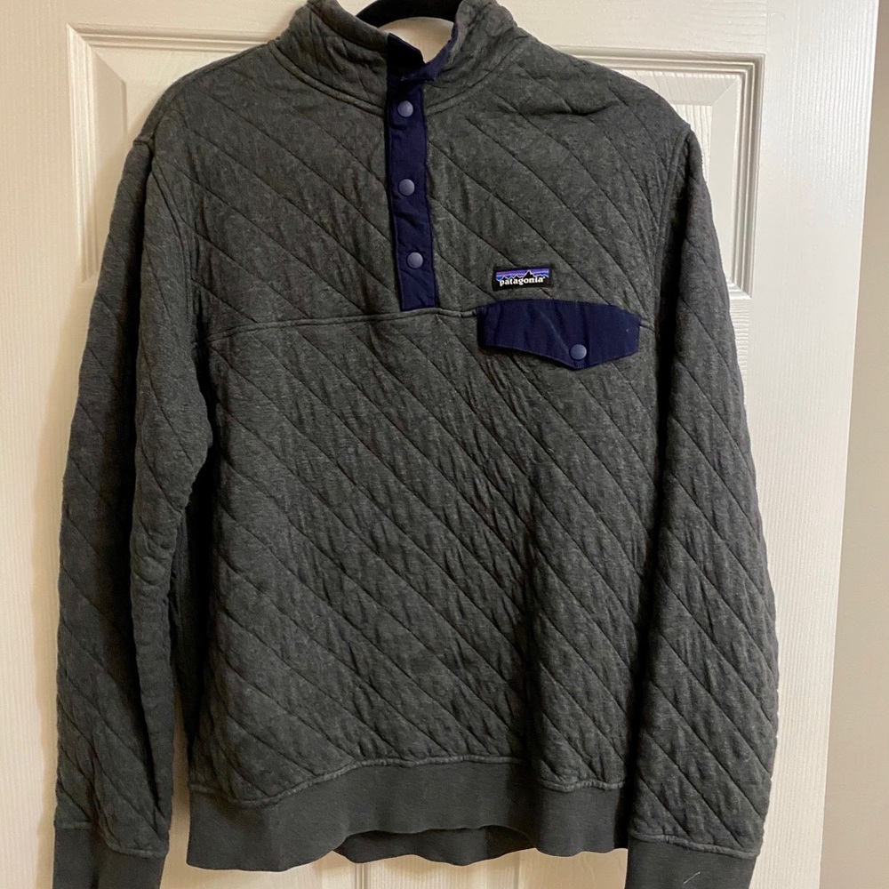 Patagonia Diamond Cotton Quilted Snap-T Pullover